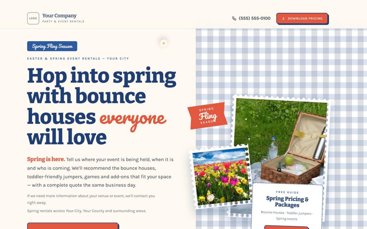Spring Fling Picnic Easter